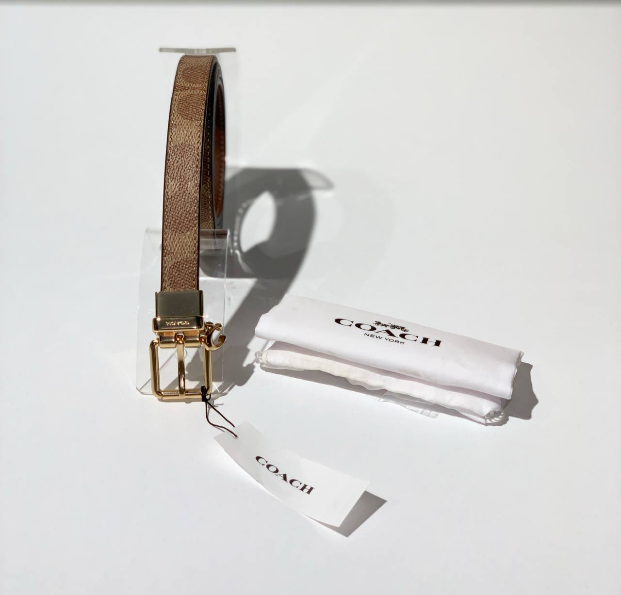 Coach reversible belt