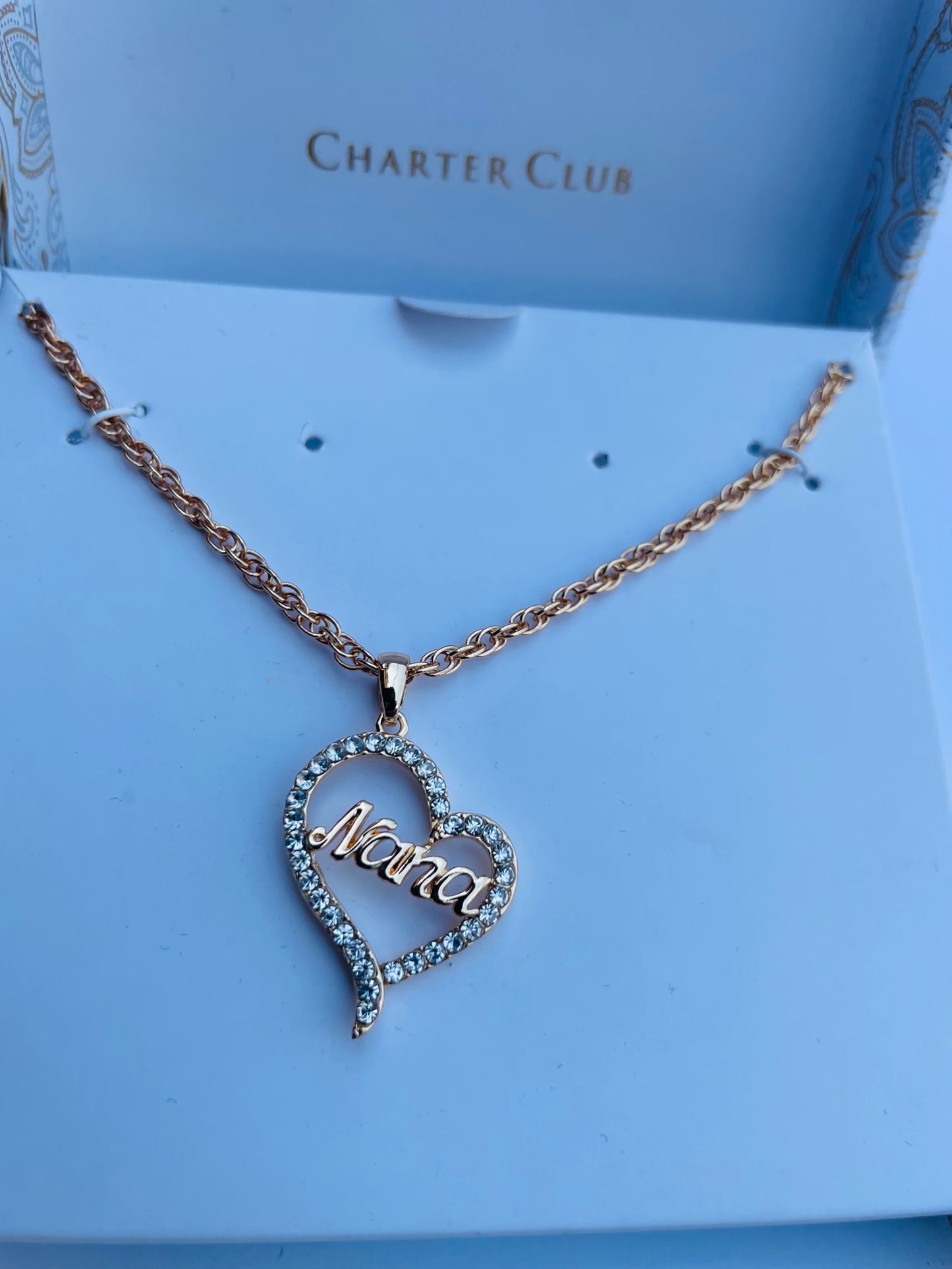Charter club heart necklace
