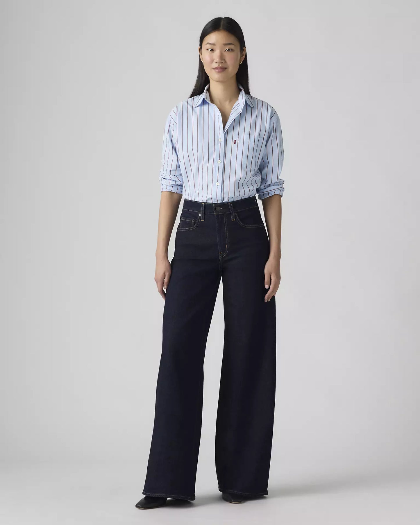 Levis 728 HIGH-RISE WIDE-LEG WOMEN'S JEANS size 32/32