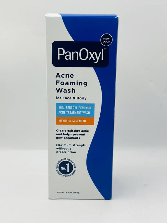 Panoxyle acne foaming wash