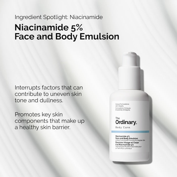 The ordinary Niacinamide 5% Face and Body Emulsion for Dark Spots & Uneven Tone
