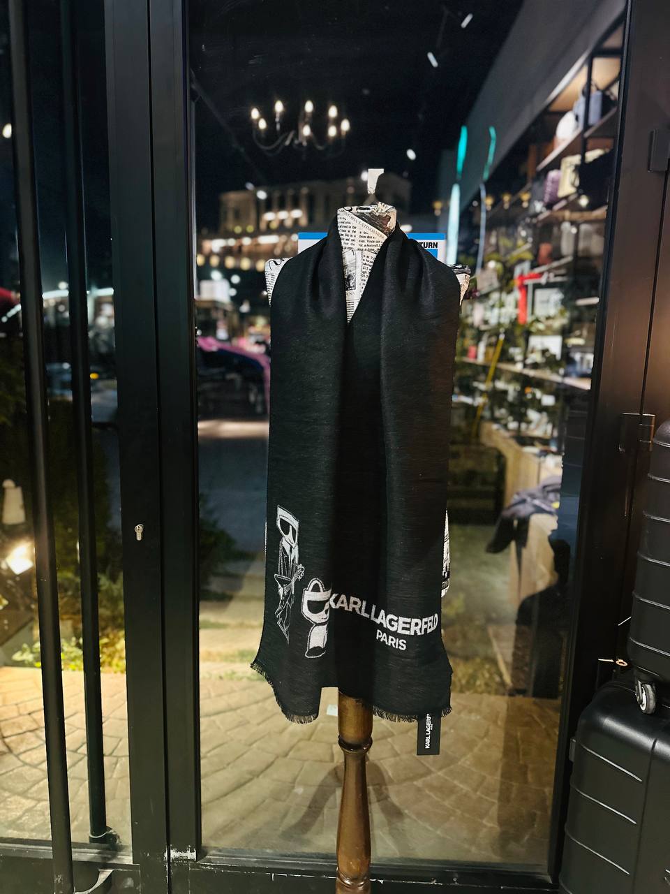 Karl Lagerfeld scarf