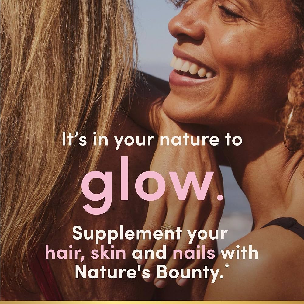 Nature's Bounty Hair, Skin & Nails Gummies, Strawberry, 80 Gummies