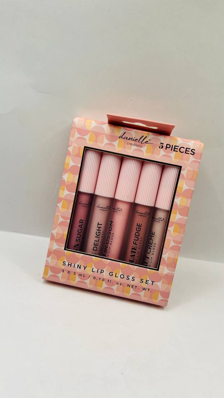 danielle crations shiny lip gloss set