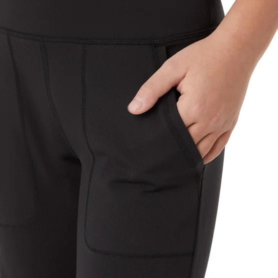 32 Degrees Youth Flare Pant, 2-pack, black