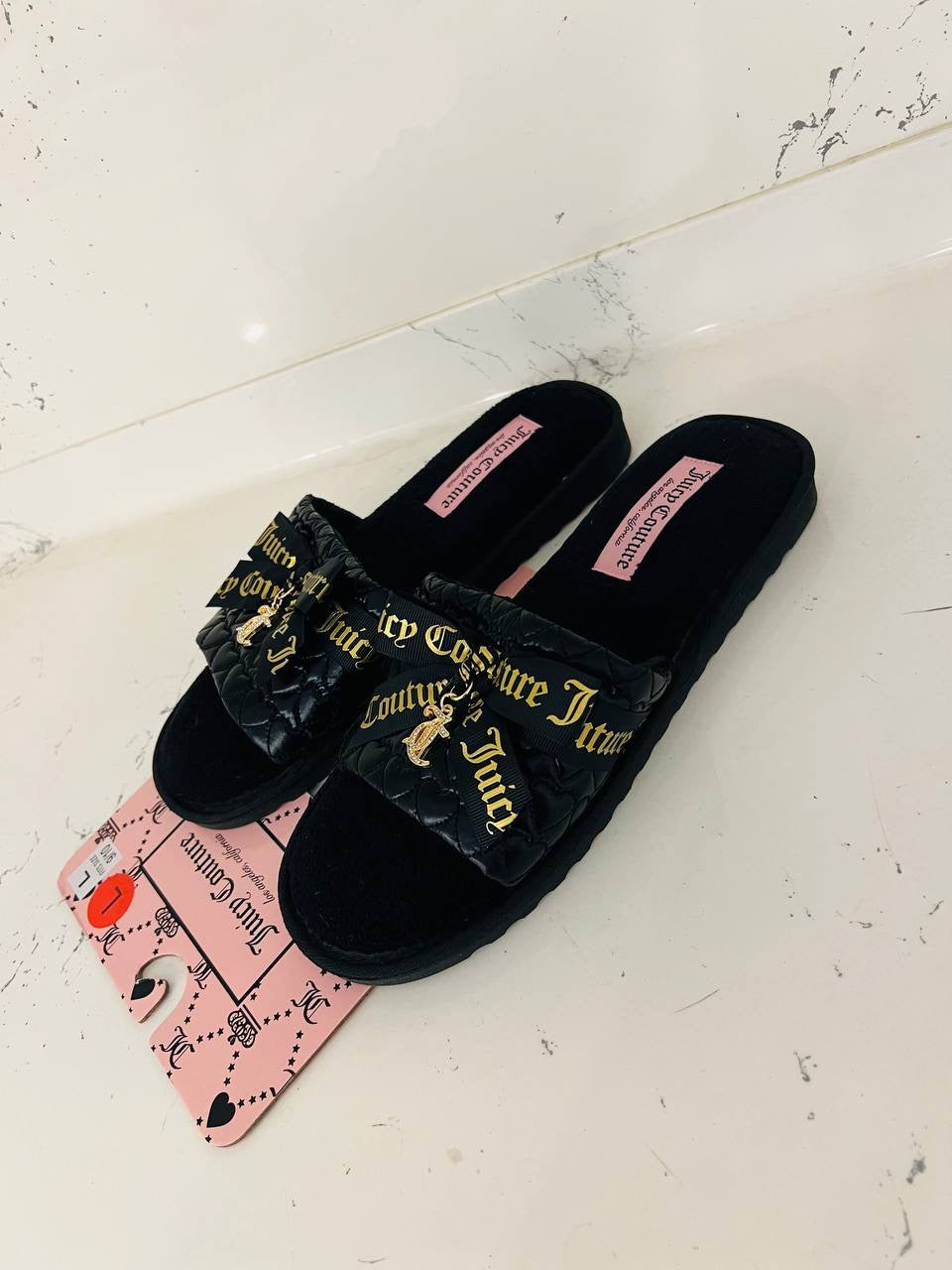 Juicy couture sandal size large 9/10