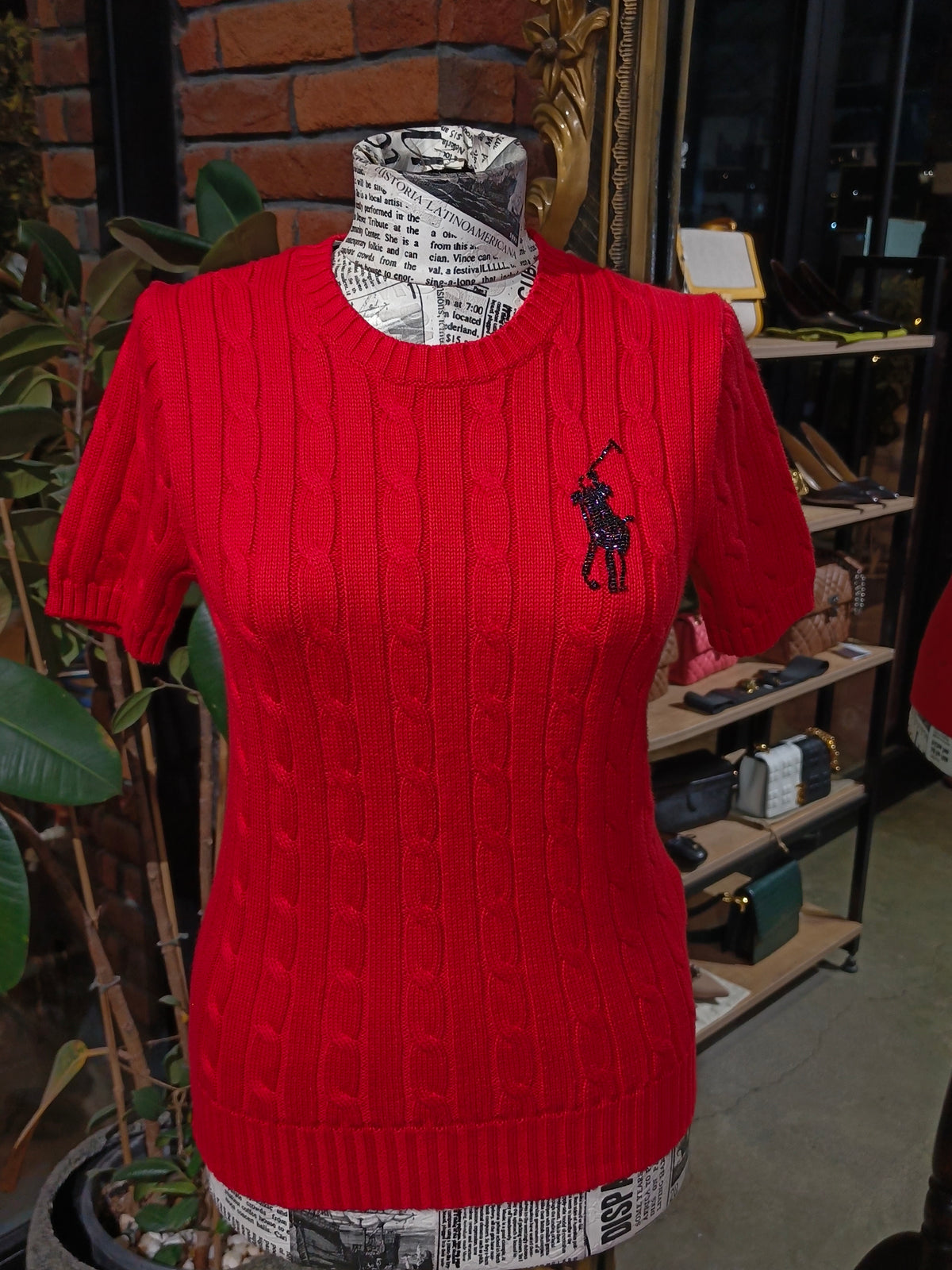 Ralph Lauren short sleeve sweater xsmall