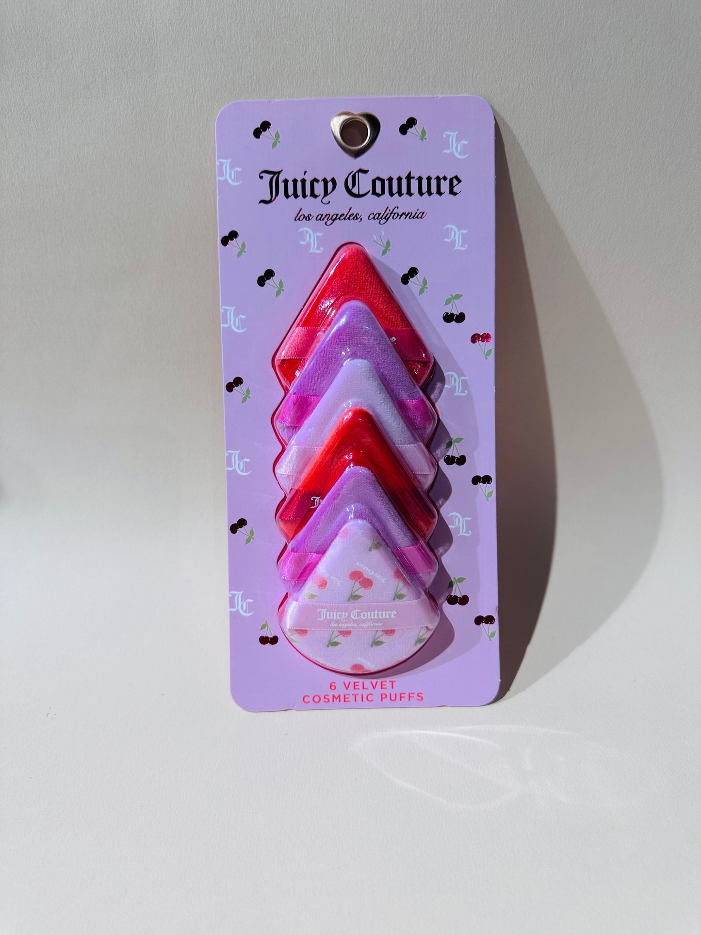 Juicy Couture 6 Velvet Cosmetic Puffs