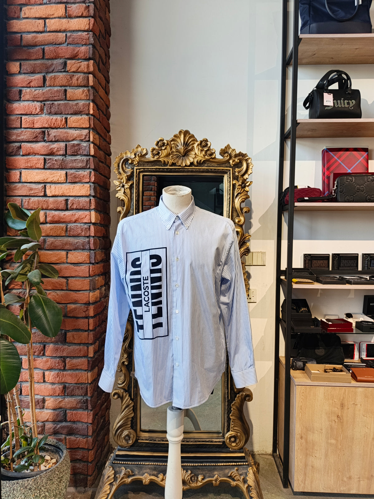 Lacoste blouse size medium