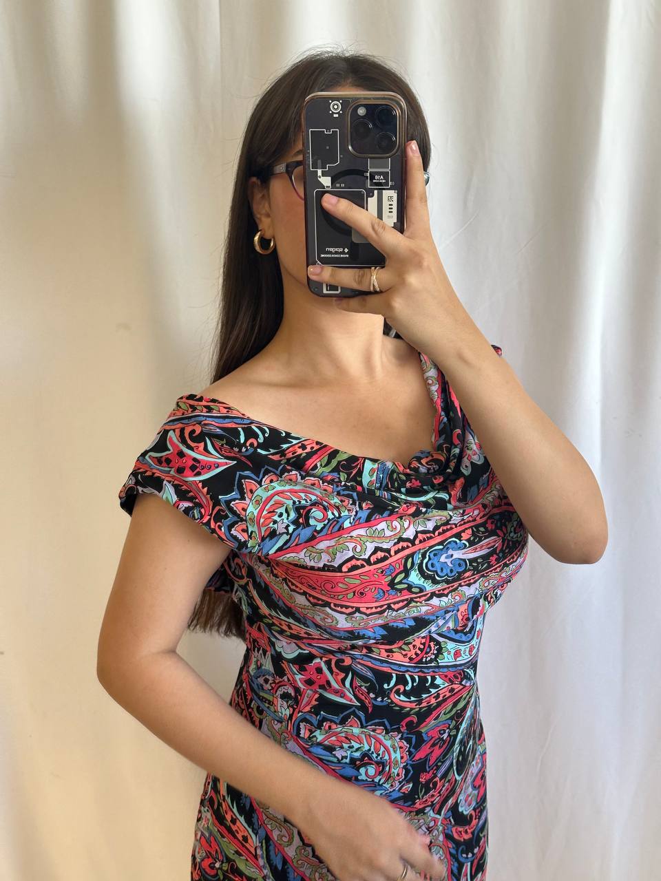 Connected apparel dress