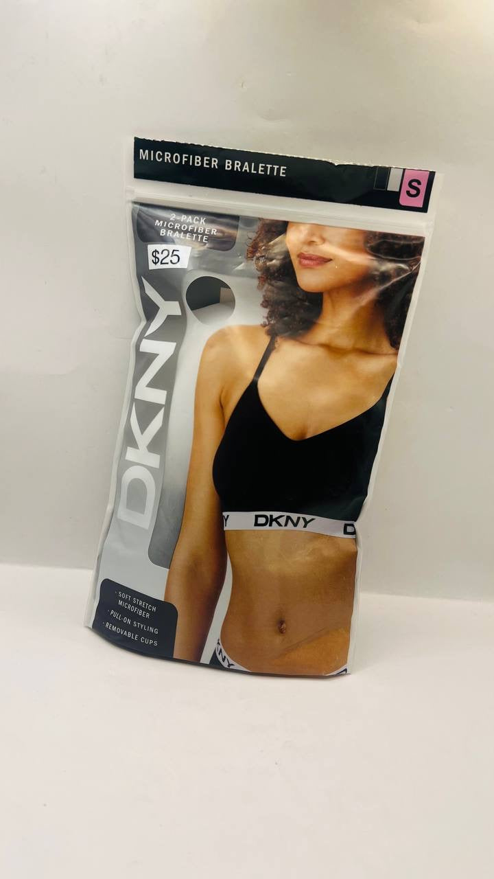 dkny bra set black