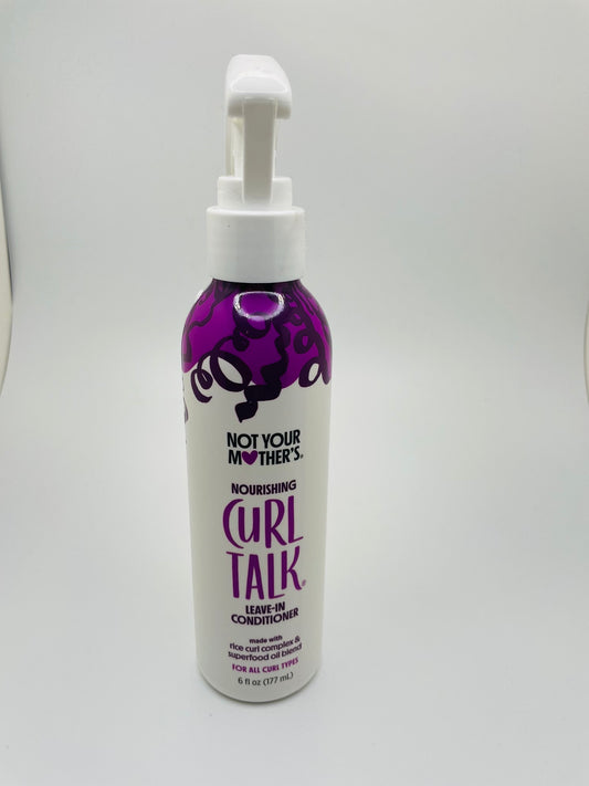 Not your mothers curl talk  leave in conditioner