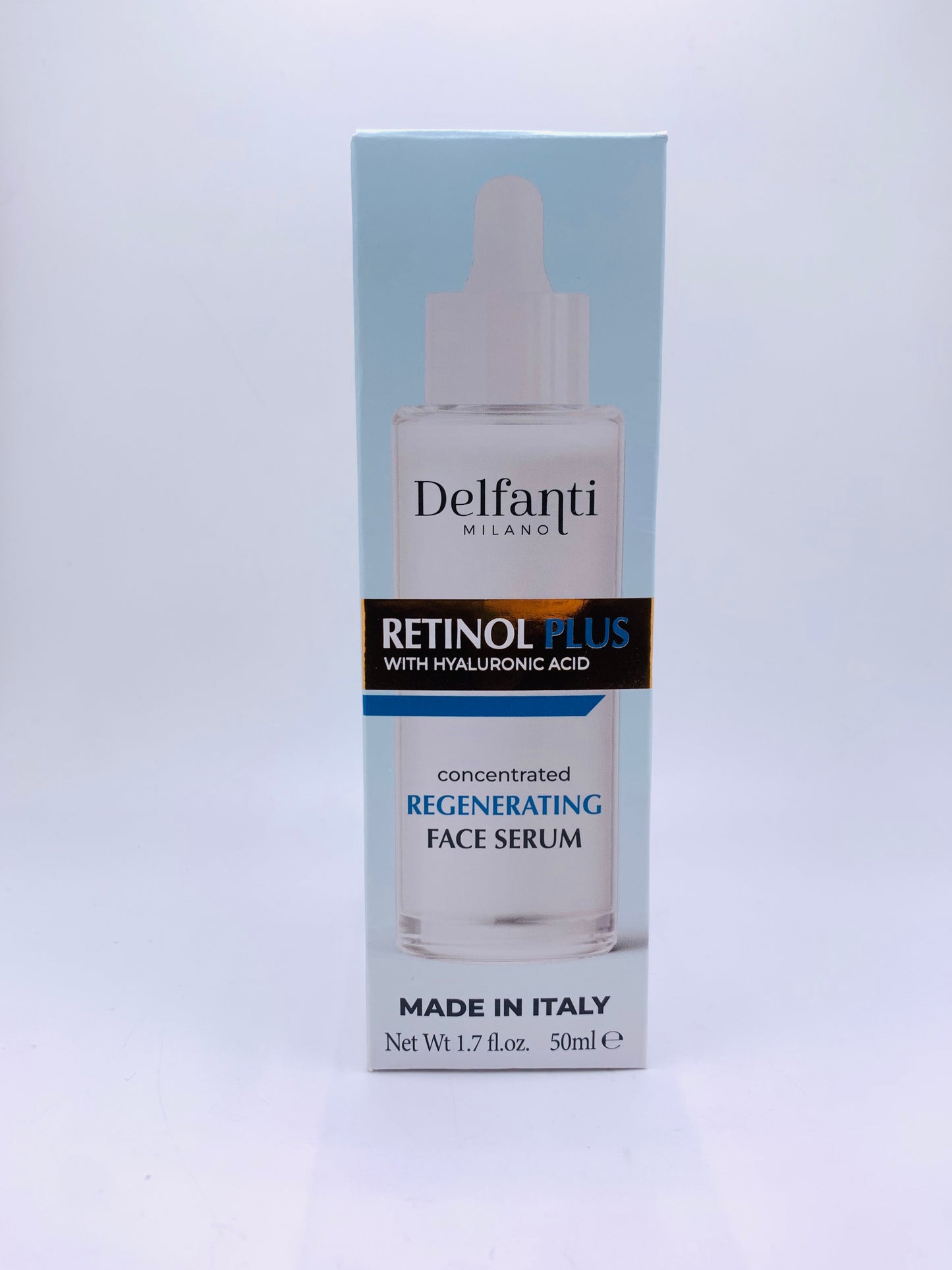 Delfanti retinol plus with hyaluronic acid face serum