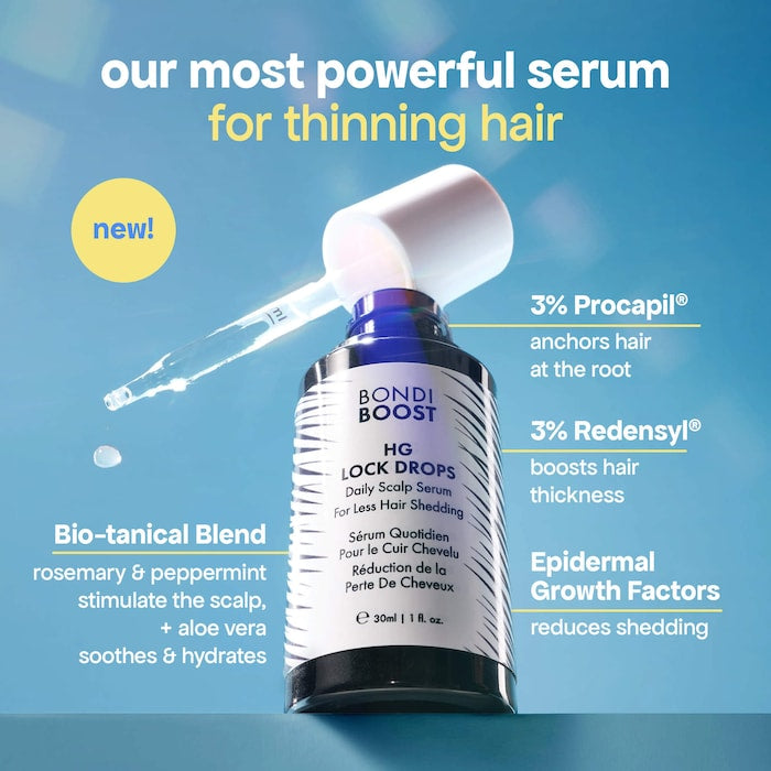BondiBoost HG Lock Drops Daily Hair Serum 30 ml
