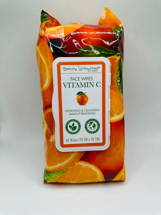 Beauty Untouched® Hydrating & Cleansing Makeup Removing Face Wipes infused with Vitamin C