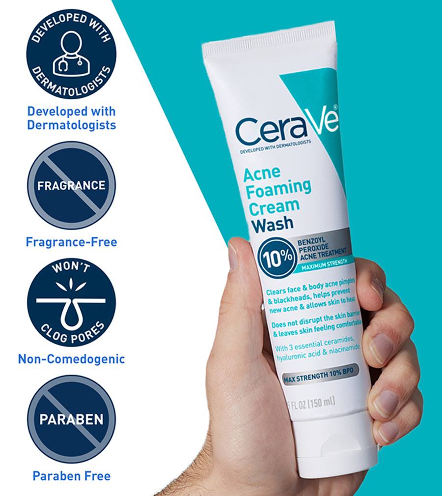 CeraVe Acne Foaming Cream Wash