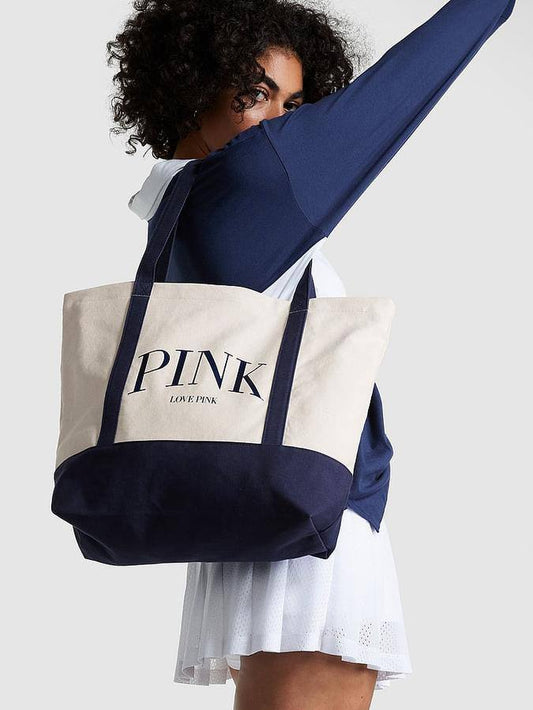 Love pink tote bag