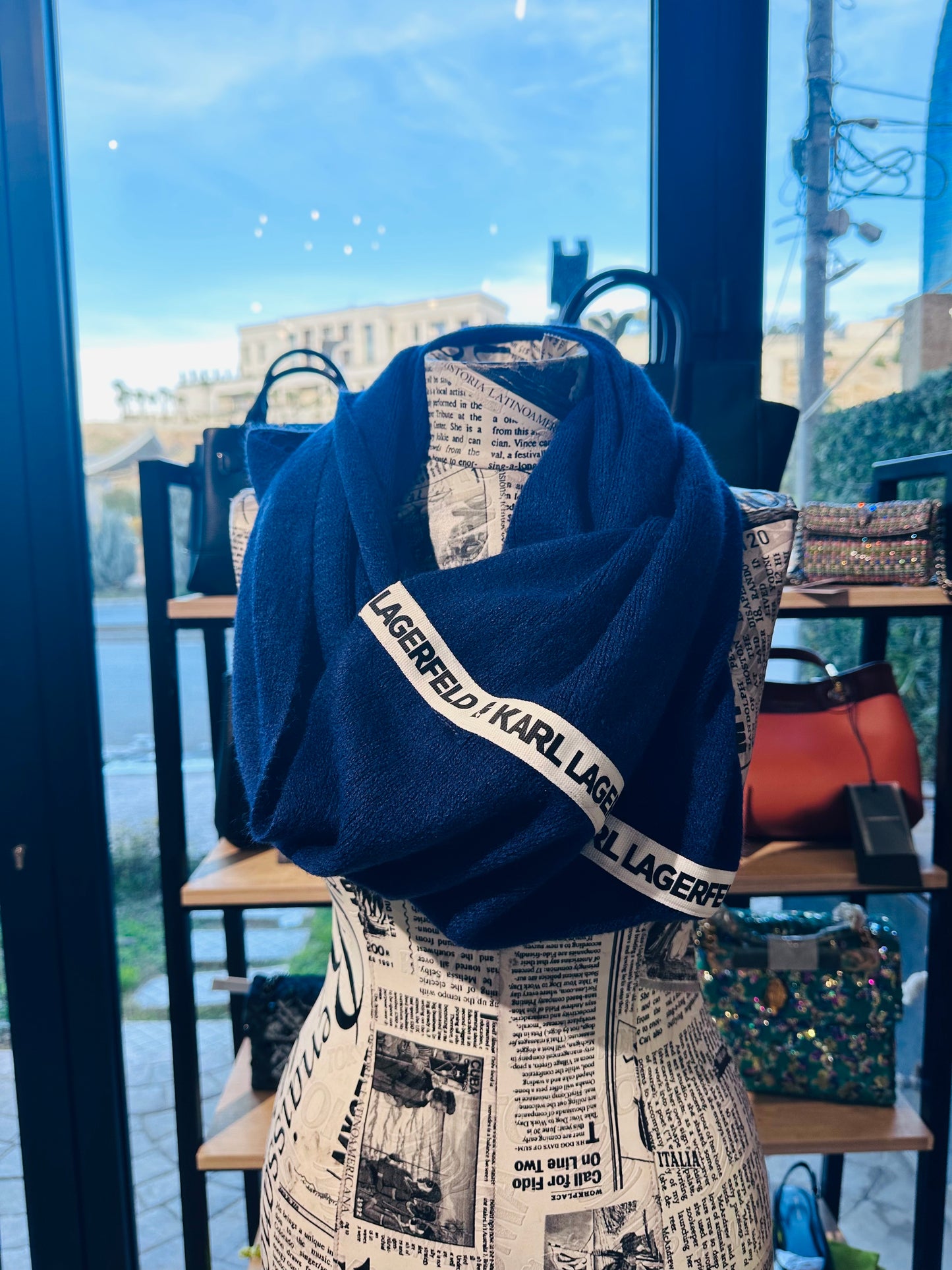 karl lagerfeld scarf