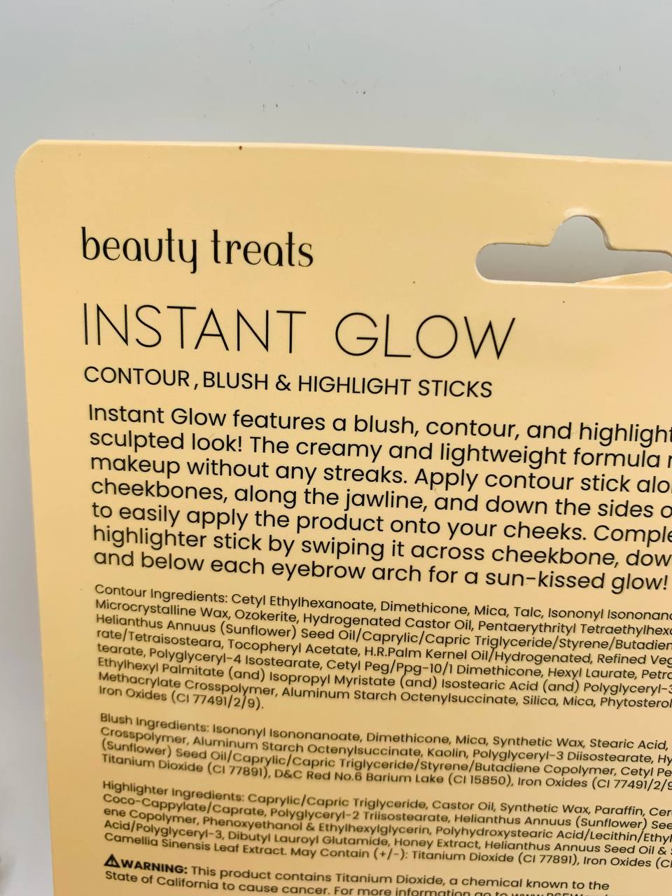 Beauty treats instant glow set