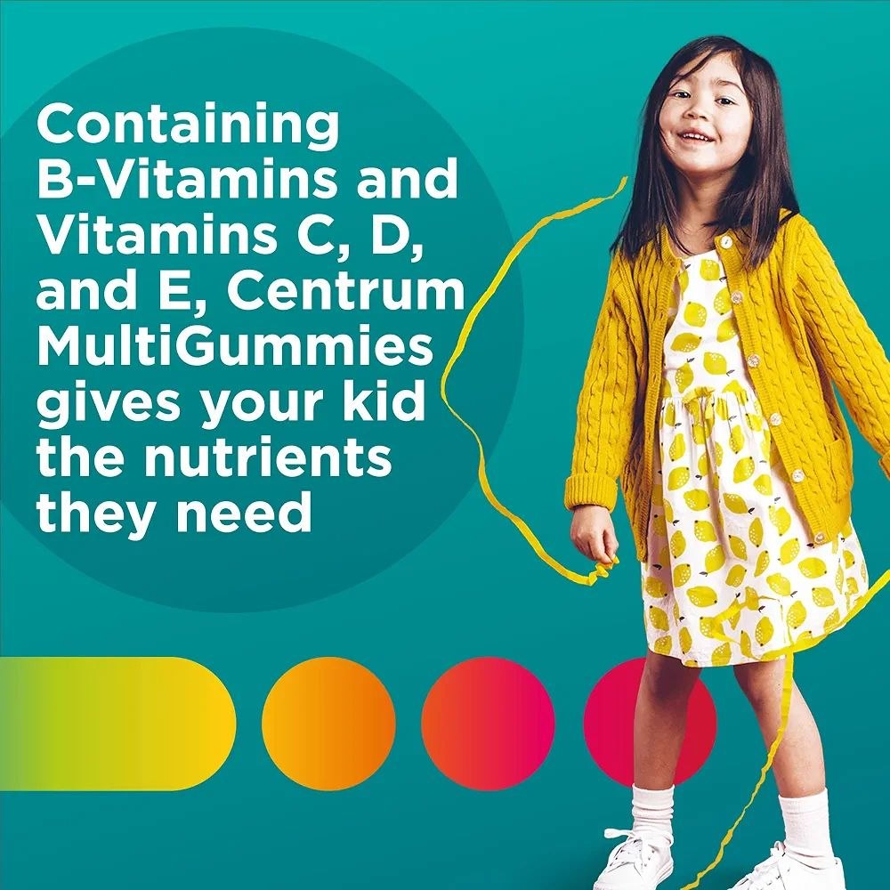 Centrum Kids MultiGummies in Tropical Punch Flavors