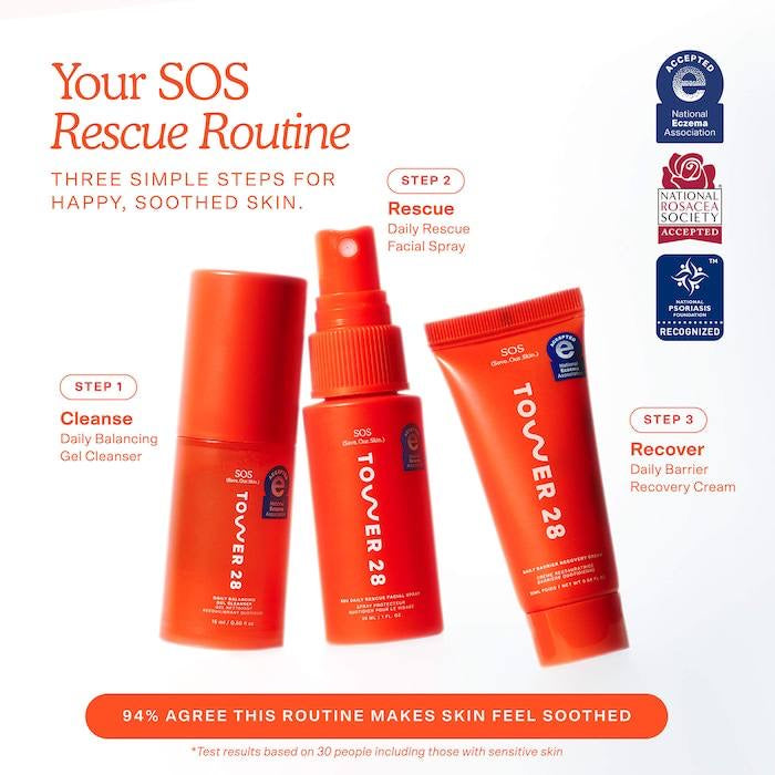 Tower 28 Beauty mini sos skincare bestsellers set