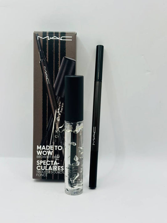 Mac brow set stud clear