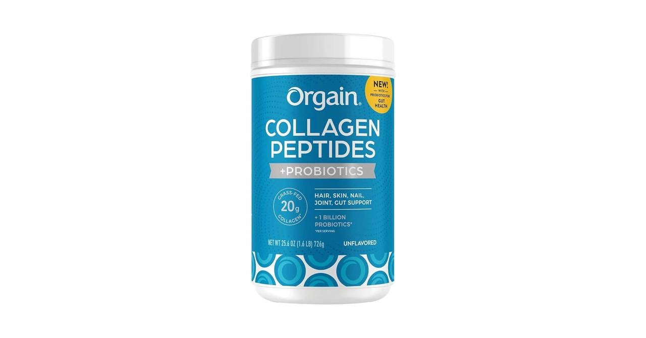 Orgain Collagen Peptides + Probiotics powder