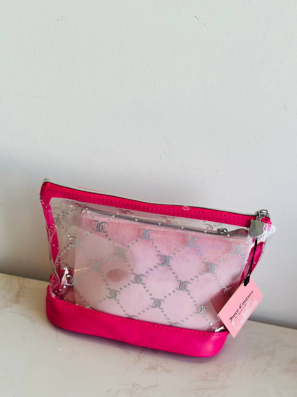 Juicy couture makeup bag set