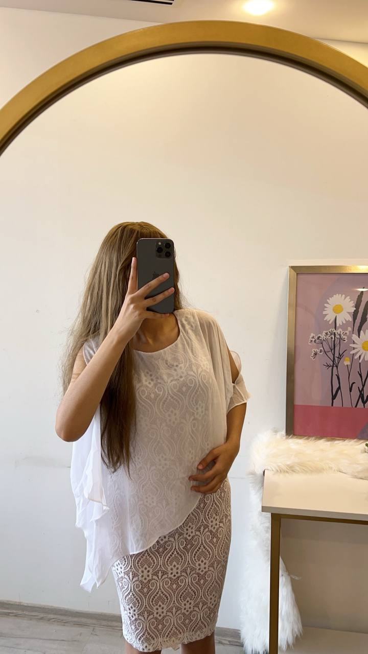 Connected apparel dress