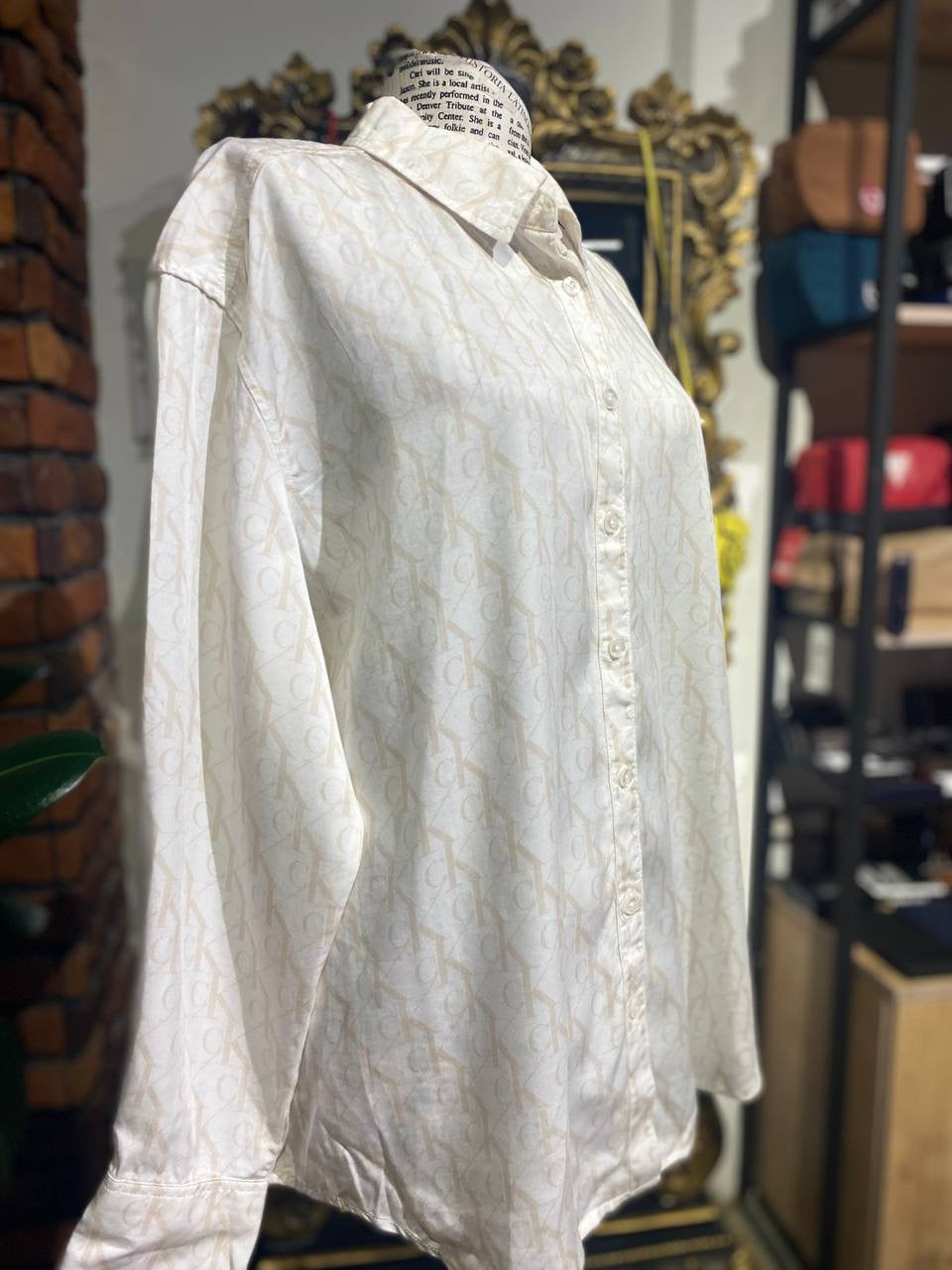 Calvin Klein blouse size large