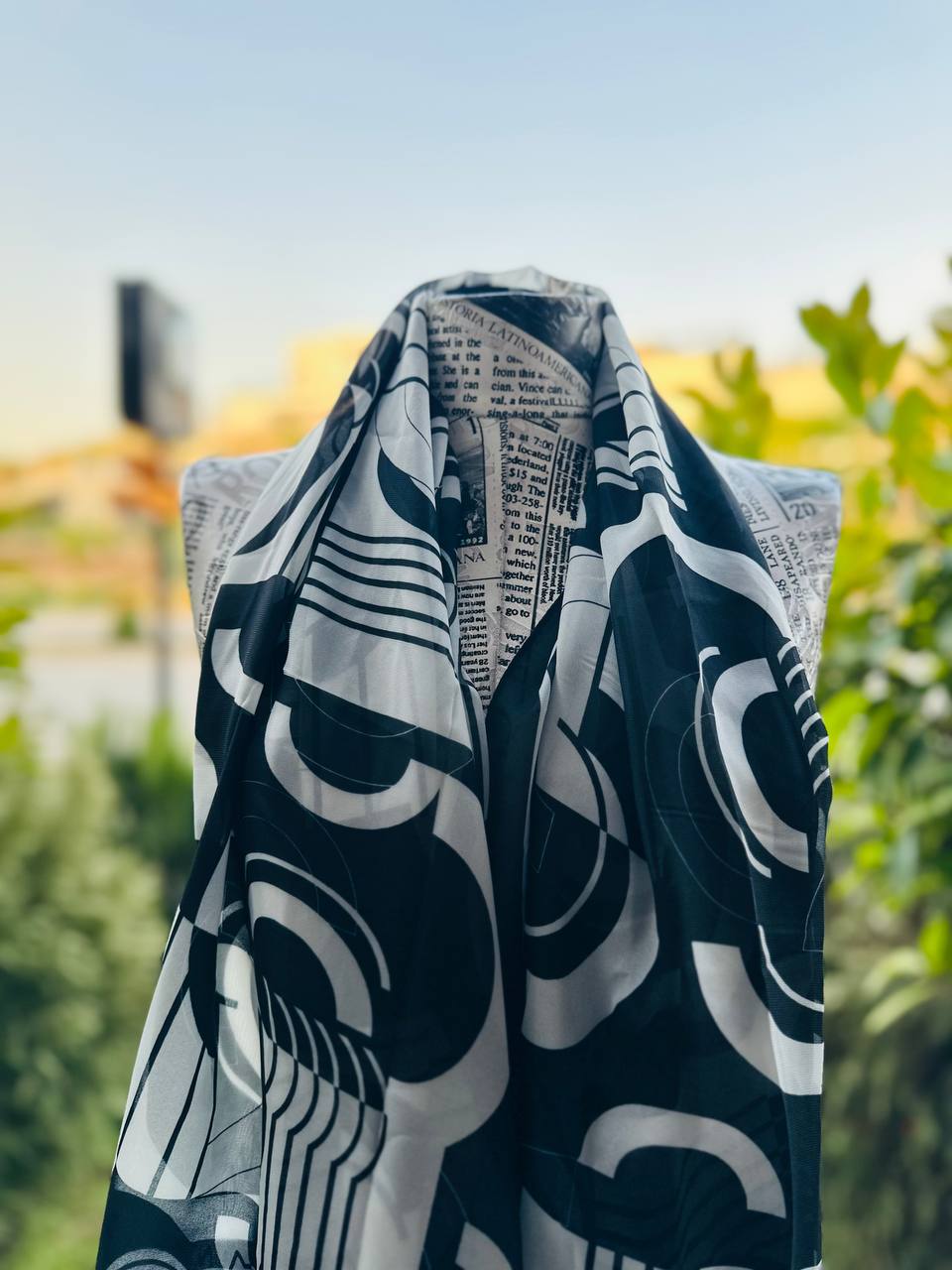 Karl Lagerfeld scarf
