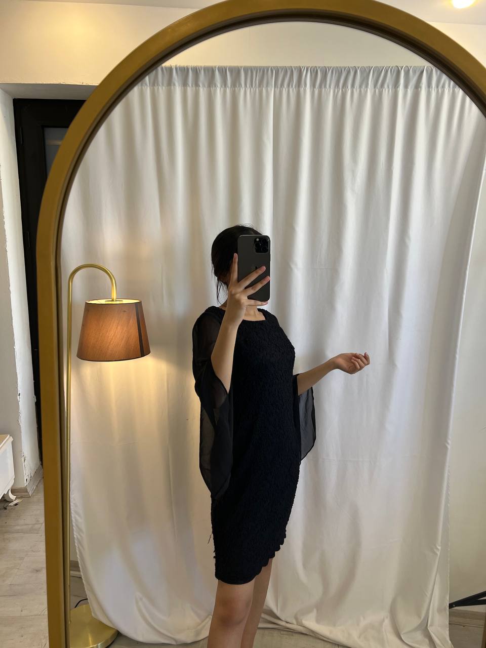 Connected apparel dress