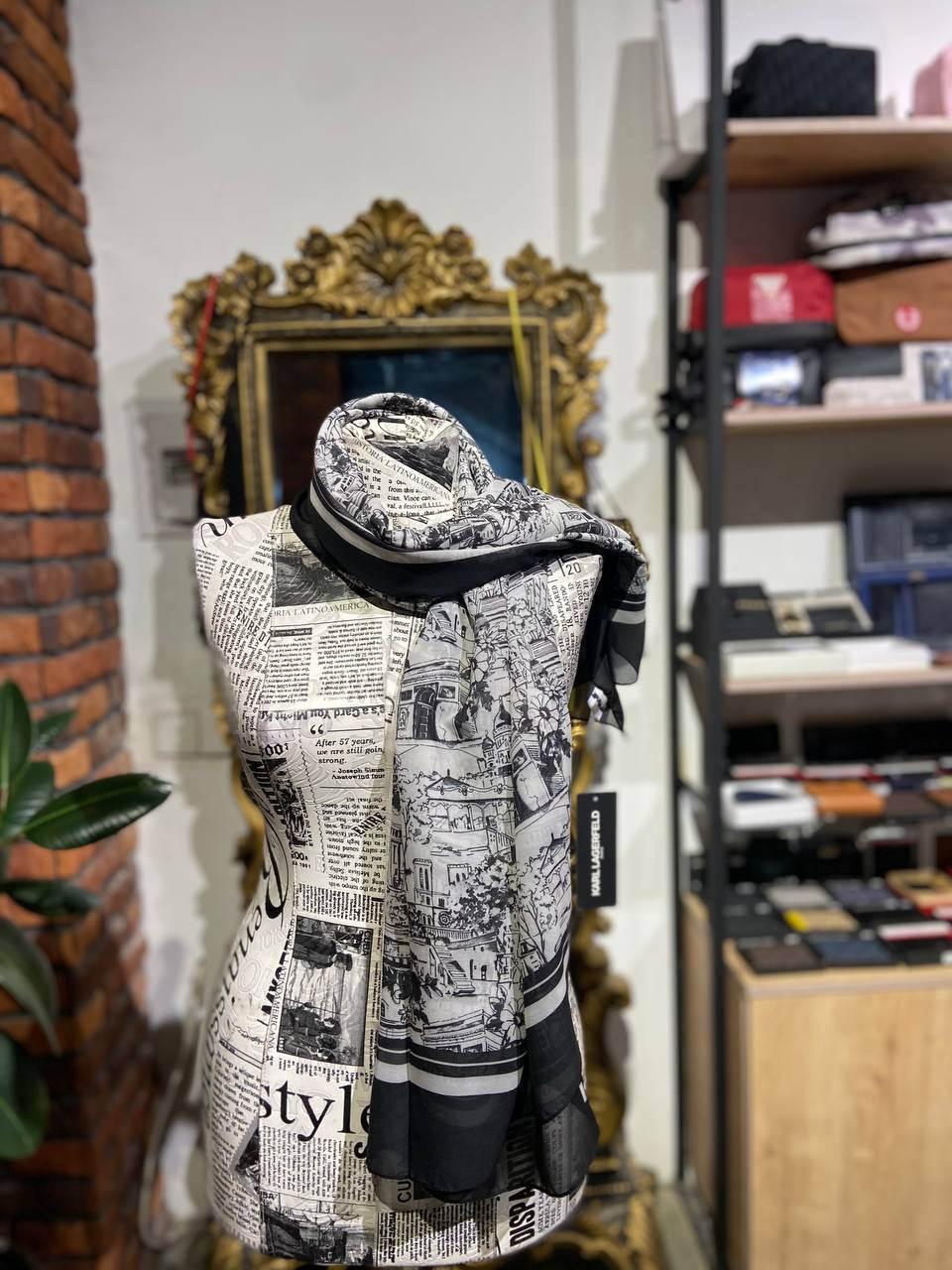 Karl Lagerfeld scarf