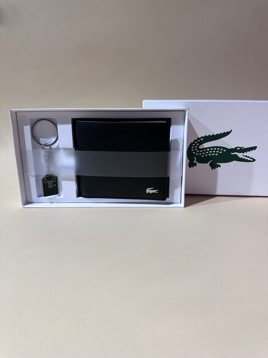 Lacoste wallet & keychain set