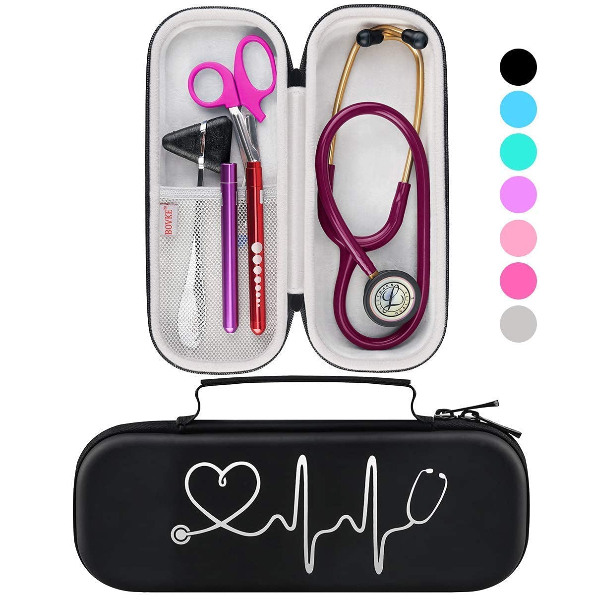 BOVKE Hard Stethoscope Case