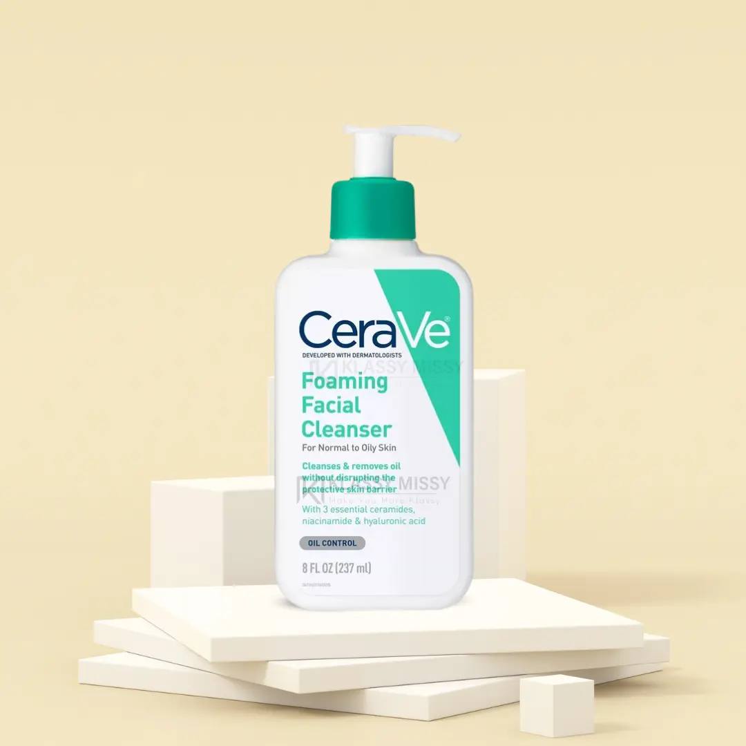 Cerave foaming facial cleanser for normal to oily skin