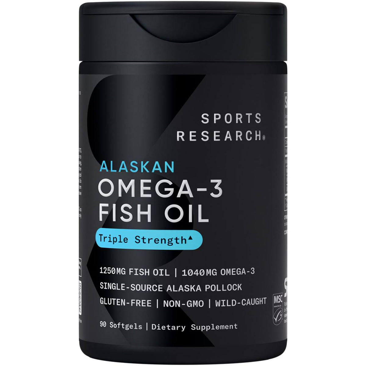 Sports Research Omega-3 Fish Oil 
90 softgels