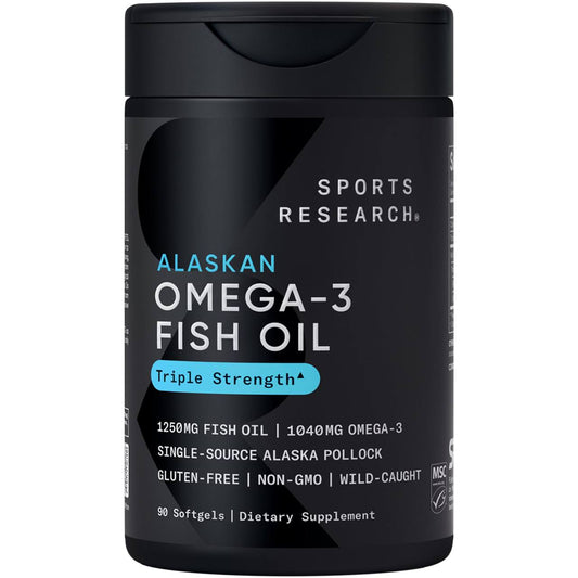 Sports Research Omega-3 Fish Oil 
90 softgels