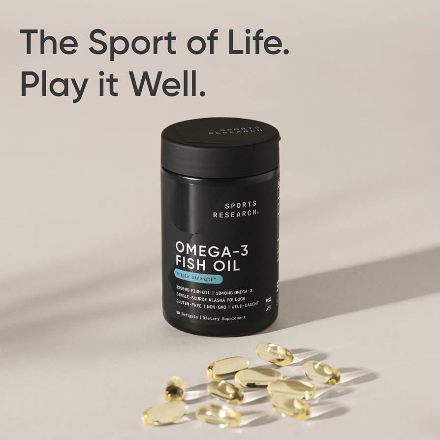 Sports Research Omega-3 Fish Oil 
90 softgels