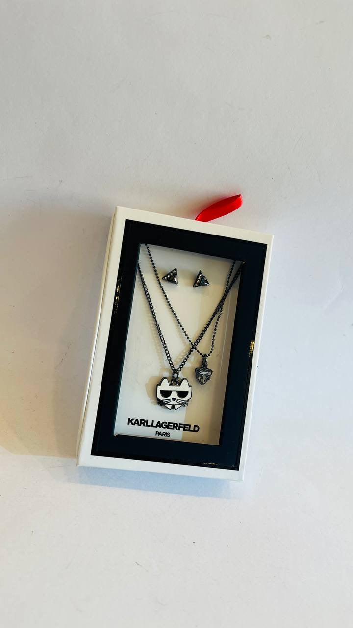karl lagerfeld necklace set