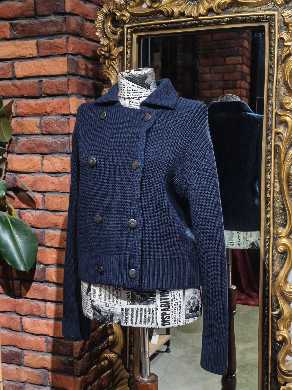 Vince Double Breasted Sweater Jacket size medium