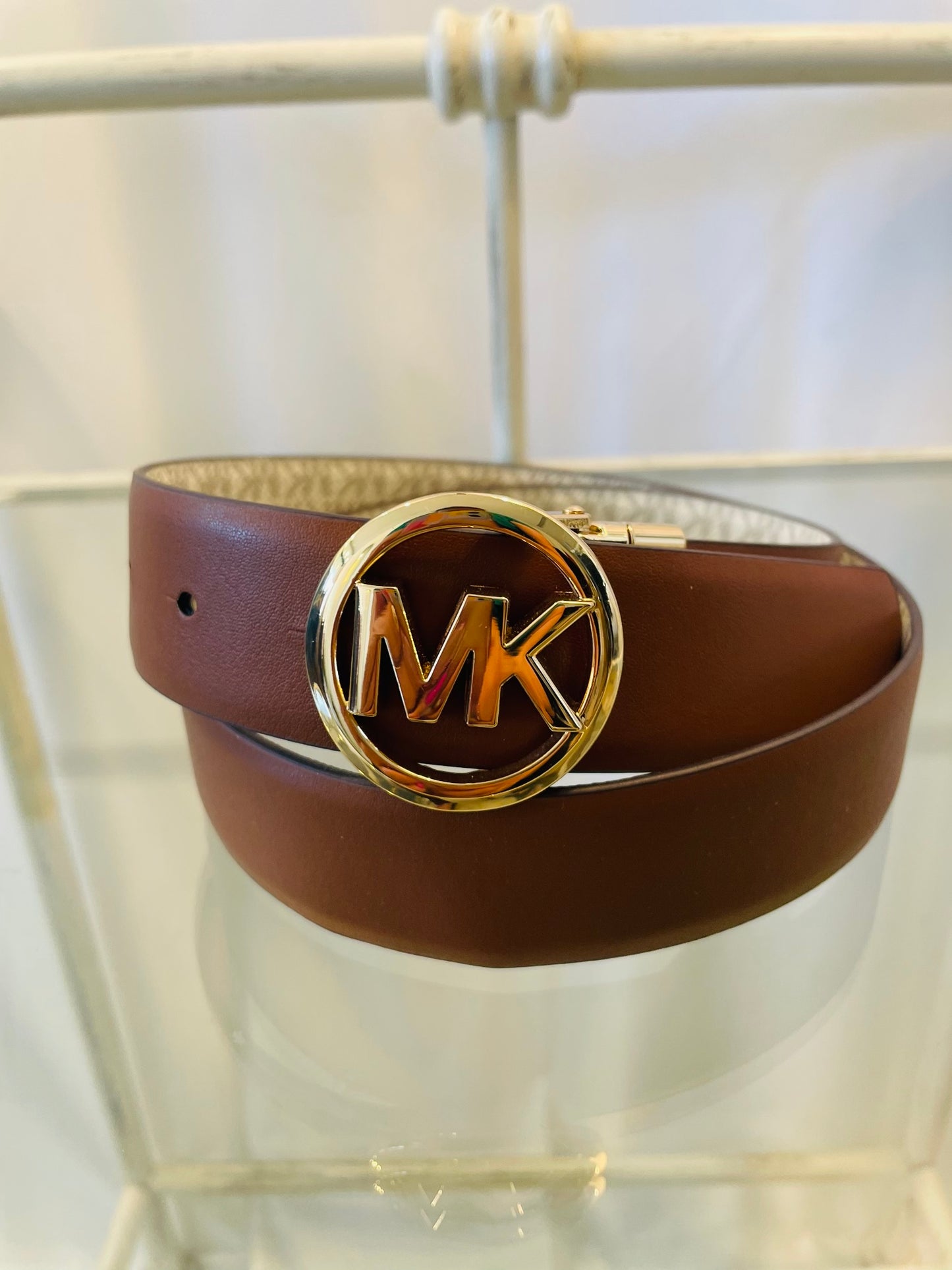 Michael kors reversible belt