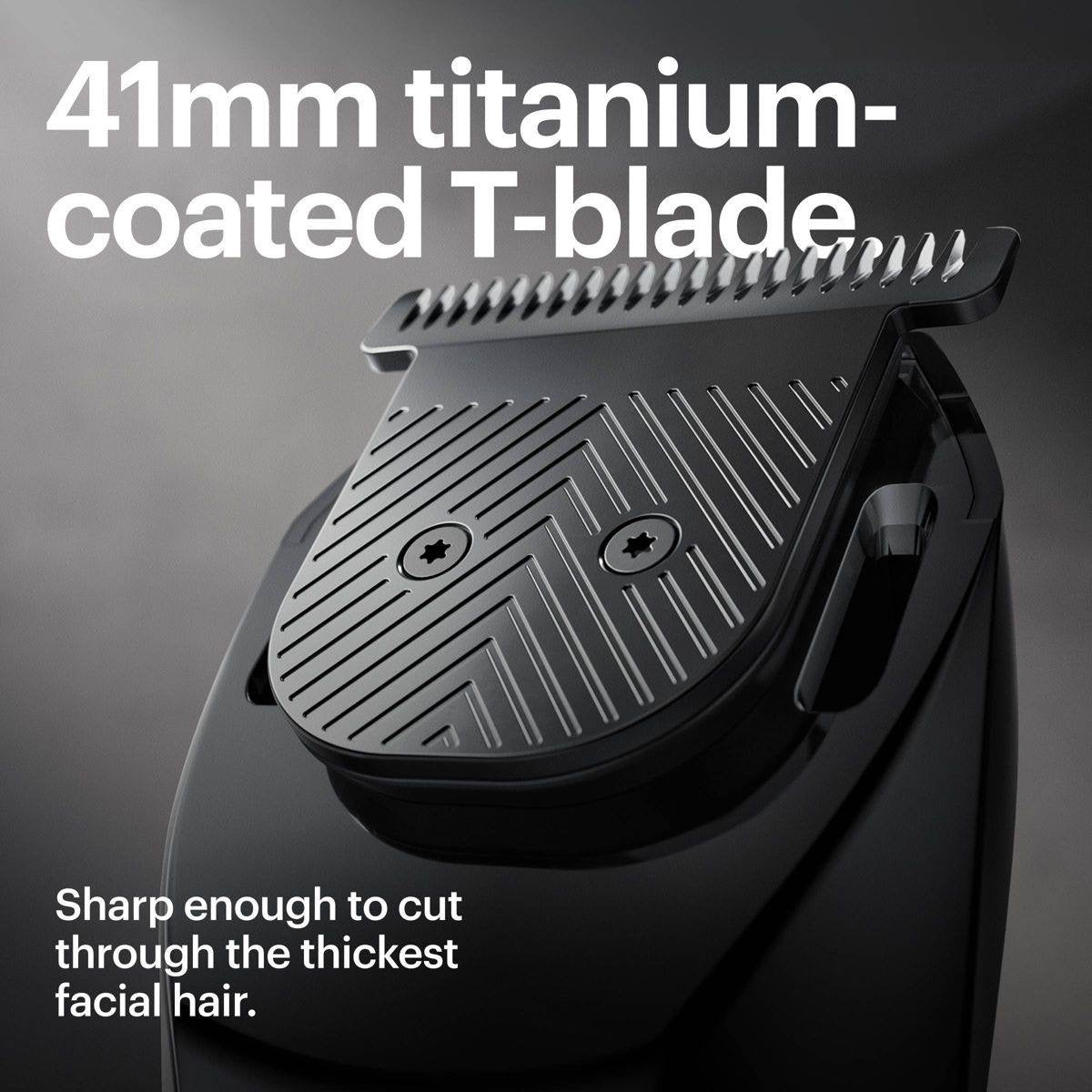 MANSCAPED 
Facial Hair Shaving
The Beard Hedger SkinSafe Cordless Beard Trimmer, Waterproof Clippers for Facial Hair Shaving