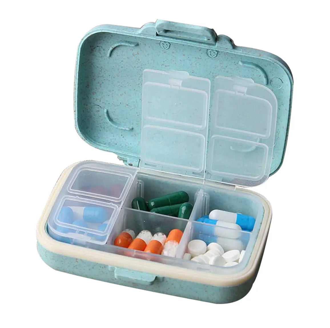 Pill organizer box