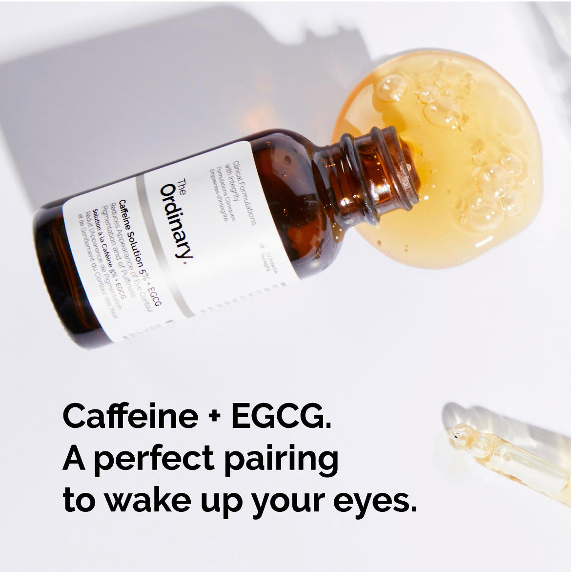 The ordinary caffeine solution %5 + EGCG