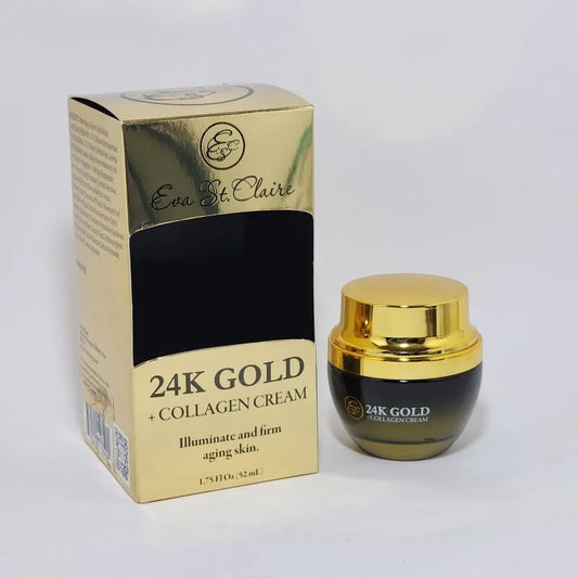 24k gold  + collagen cream