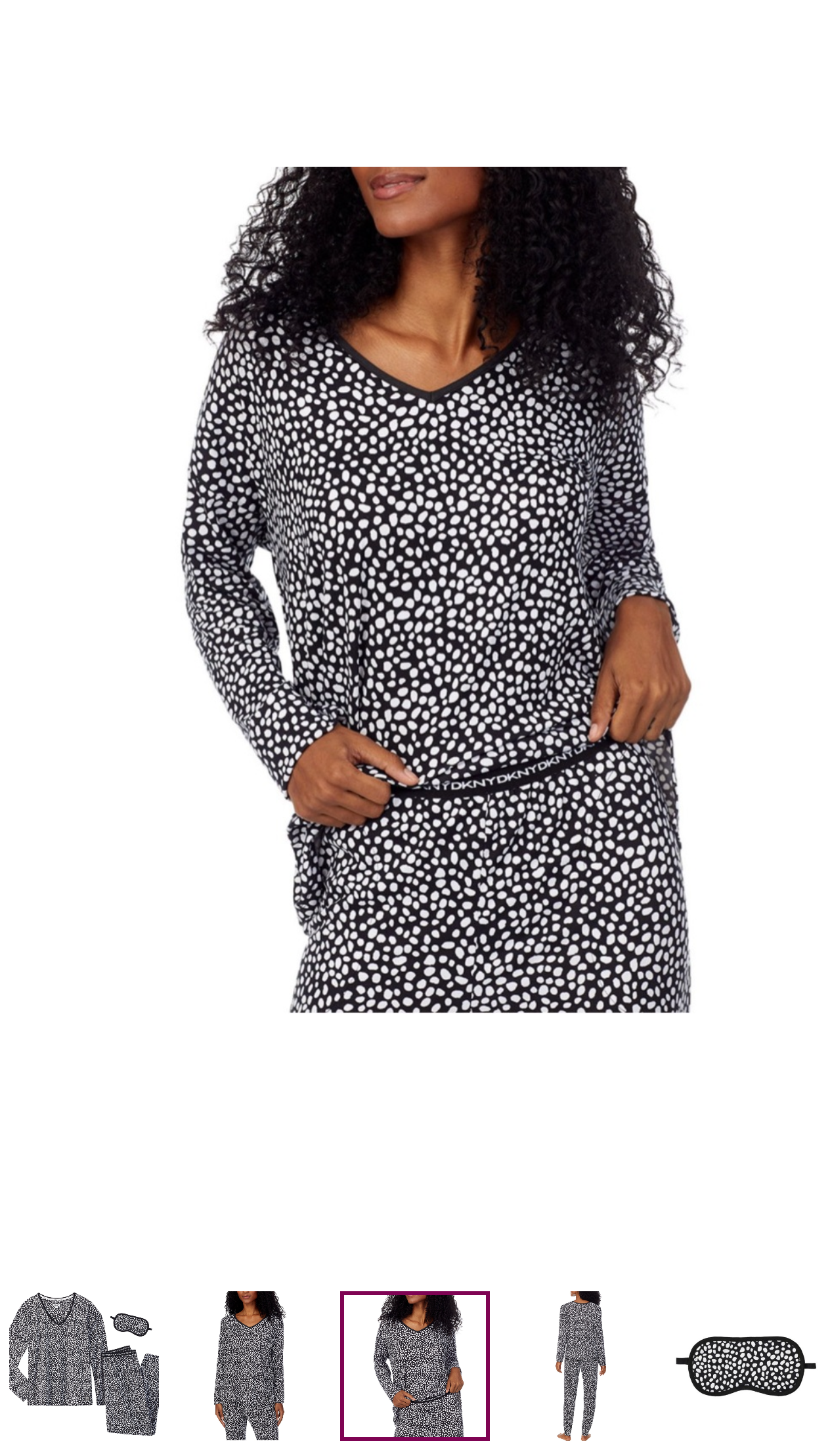 DKNY 3 piece pajama set