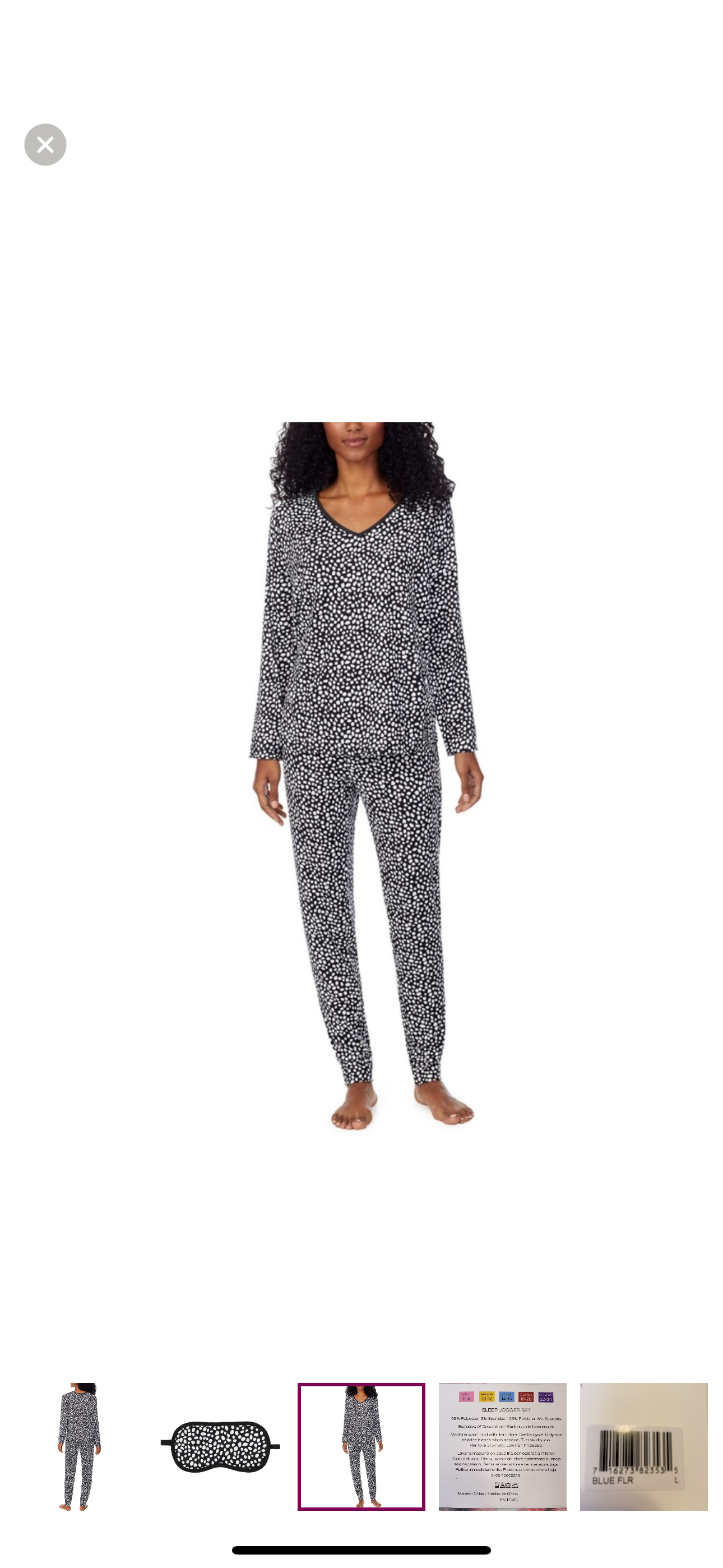 DKNY 3 piece pajama set