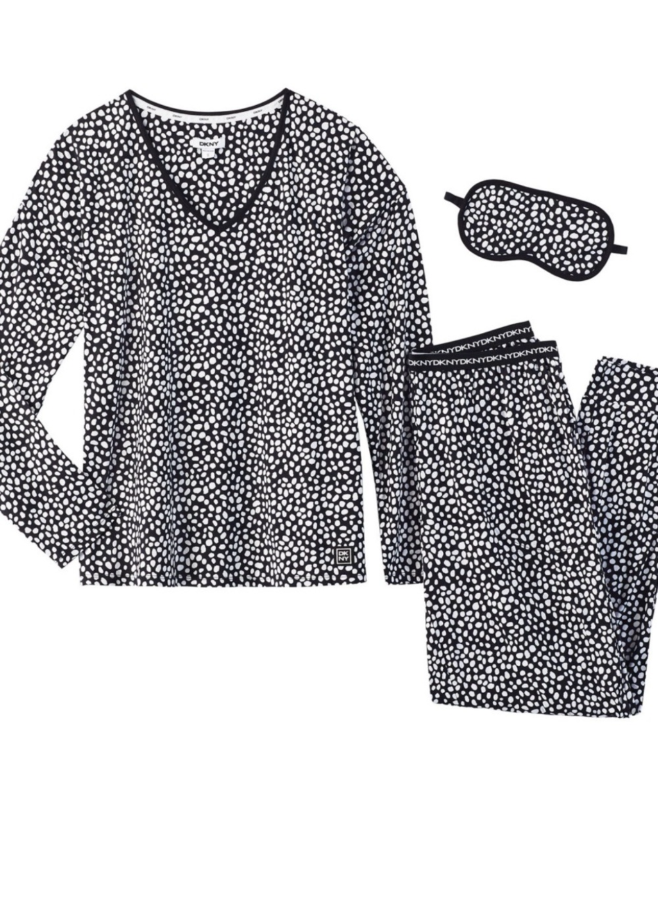 DKNY 3 piece pajama set