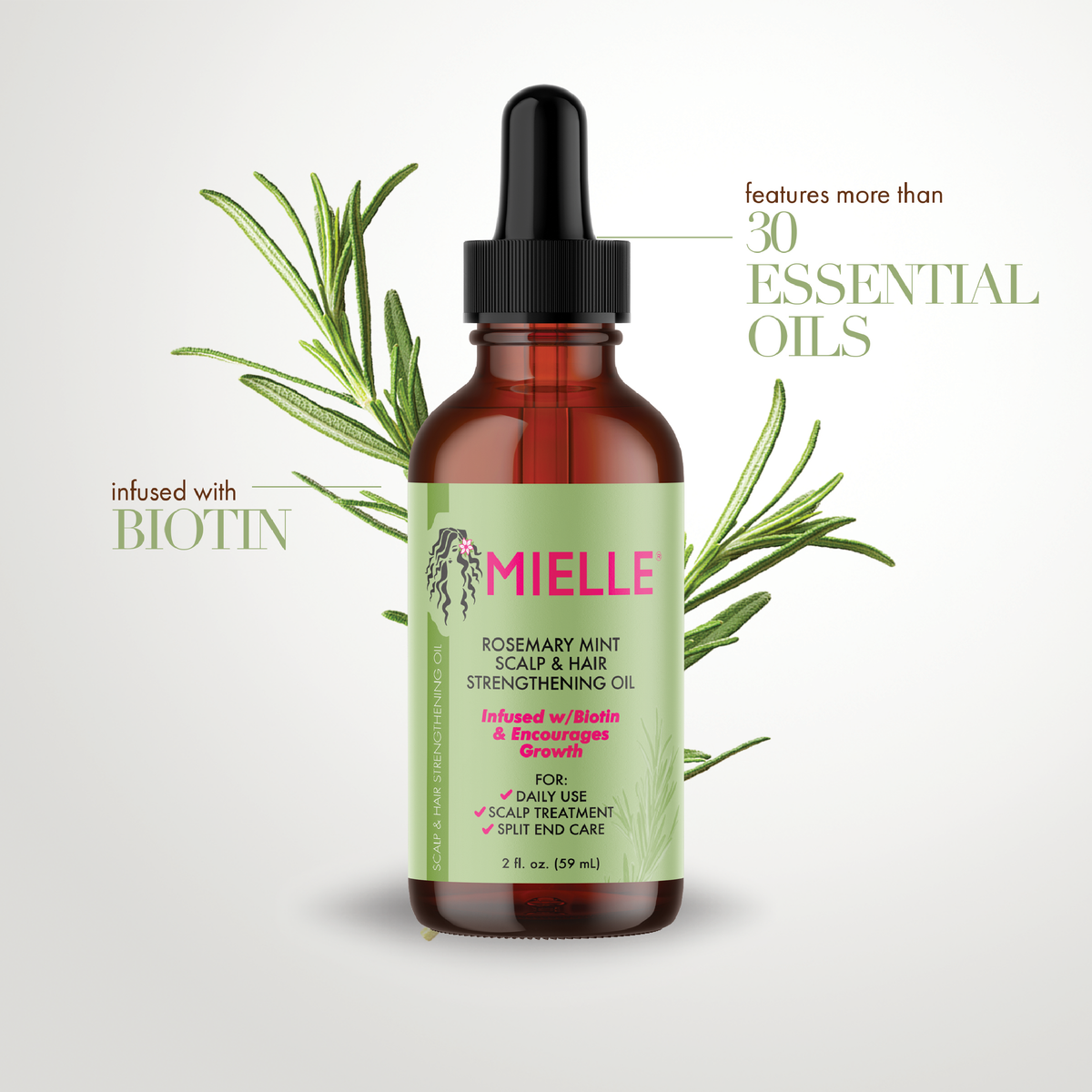 Mielle rosemary mint scalp &hair  strengthening oil